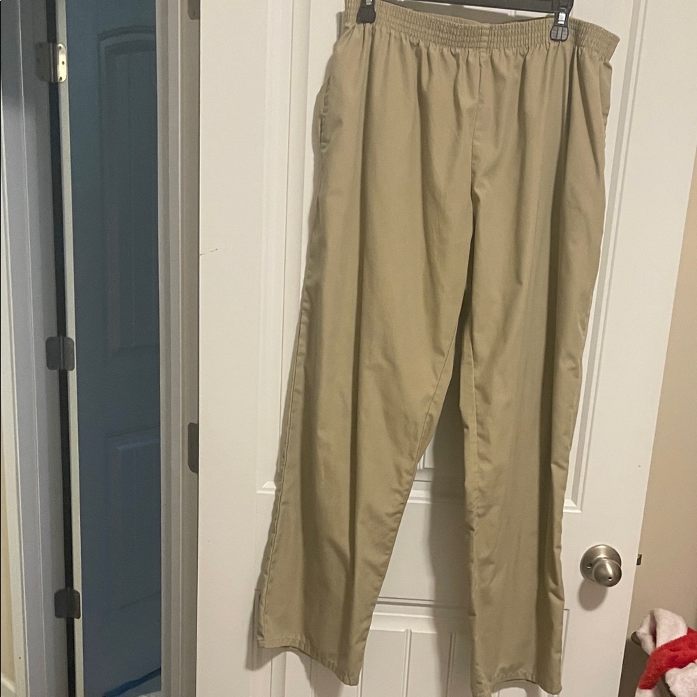 Women's Tan Scrub‎ Pants size xl